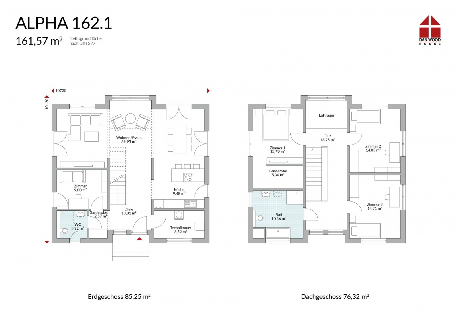 Einfamilienhaus Alpha 162.1