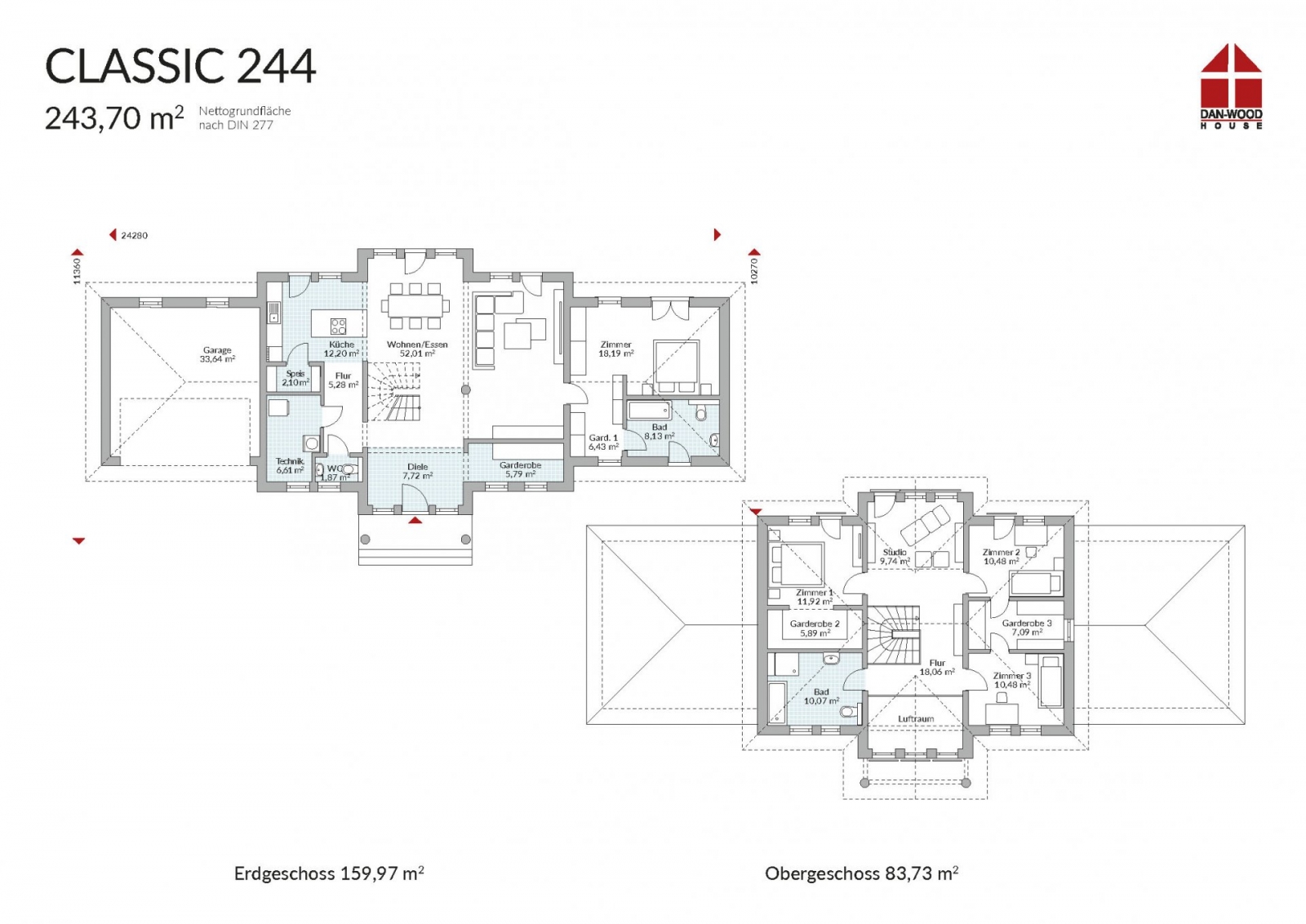 Einfamilienhaus Classic 244
