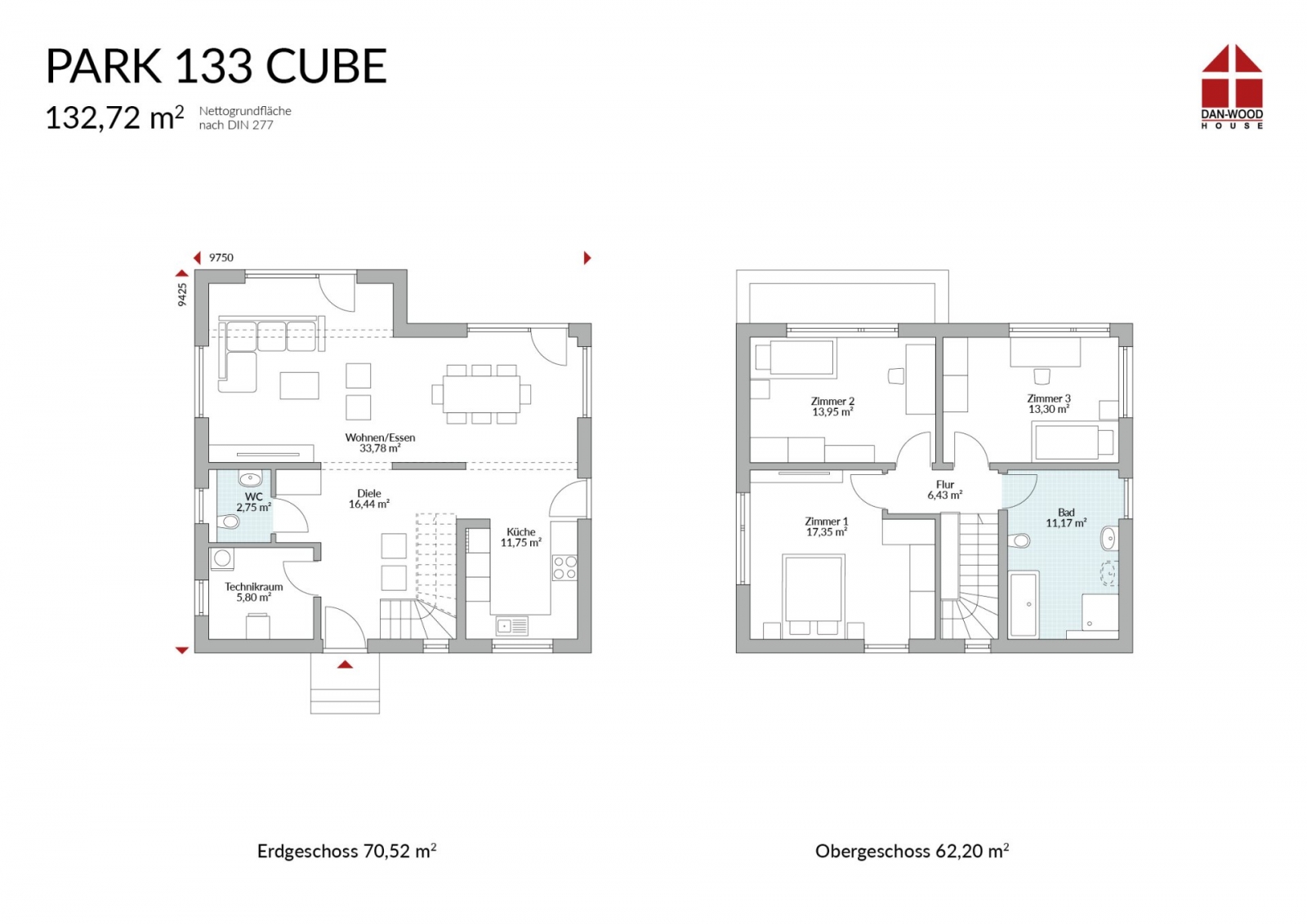 Einfamilienhaus Park 133 Cube