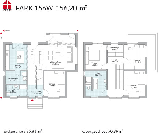 Einfamilienhaus Park 156W