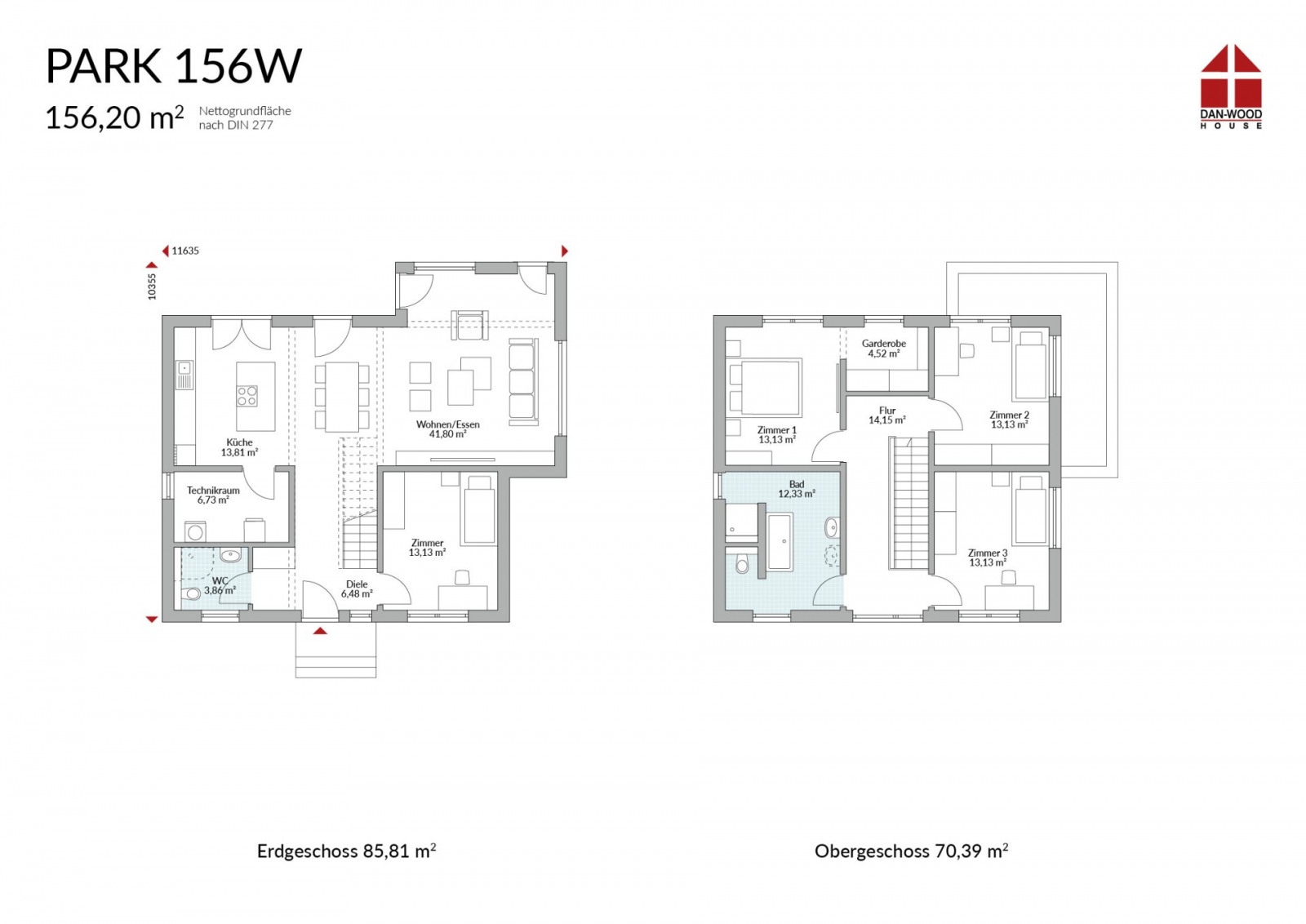 Einfamilienhaus Park 156W