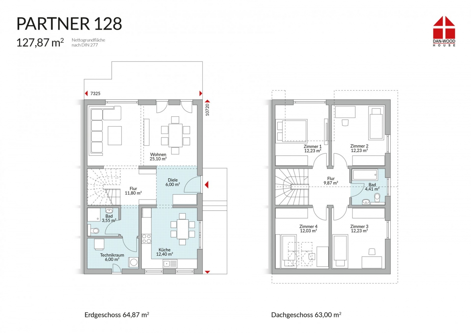 Doppelhaus Partner 128