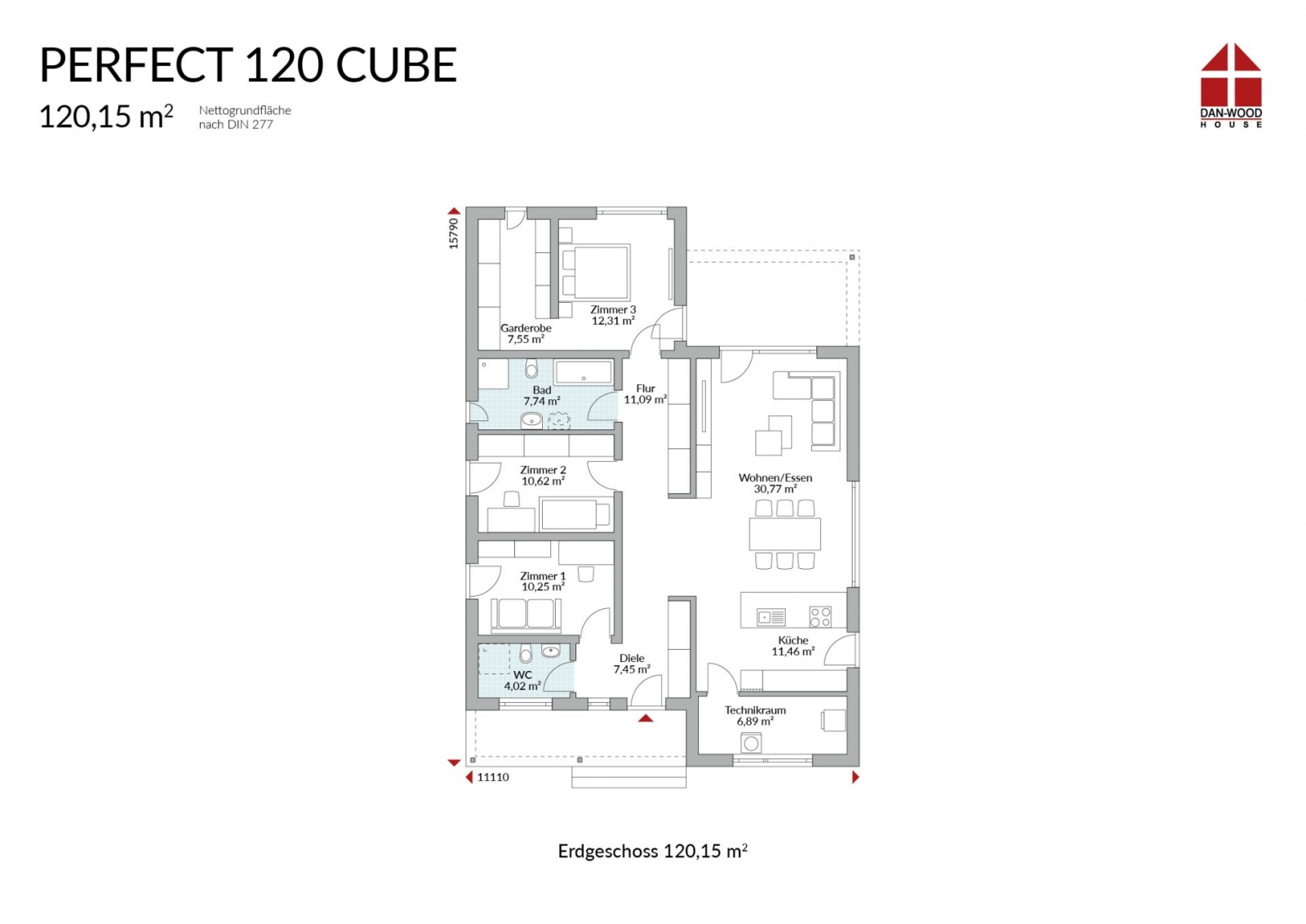 Bungalow Perfect 120 Cube