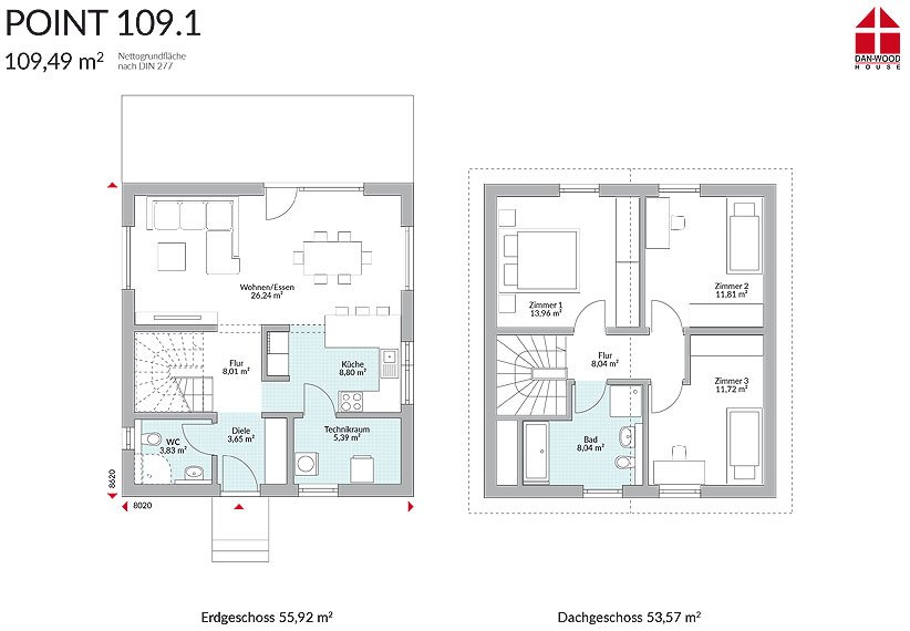 Einfamilienhaus Point 109.1