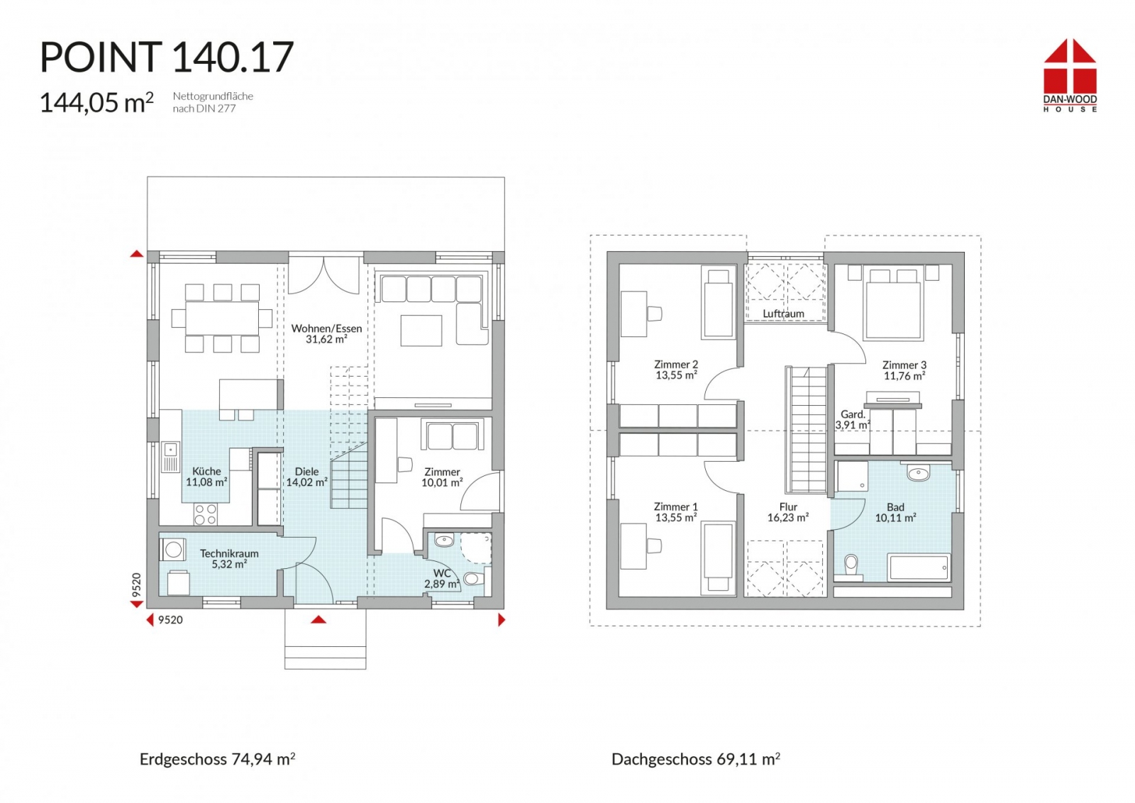 Einfamilienhaus Point 140.17